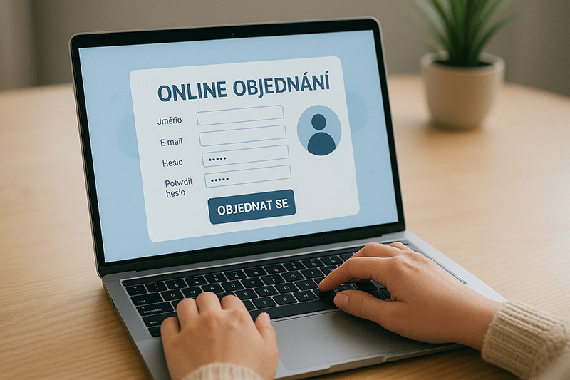 online objednání